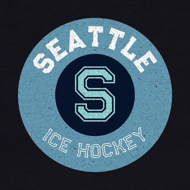 Seattle ice hockey retro by Sloop